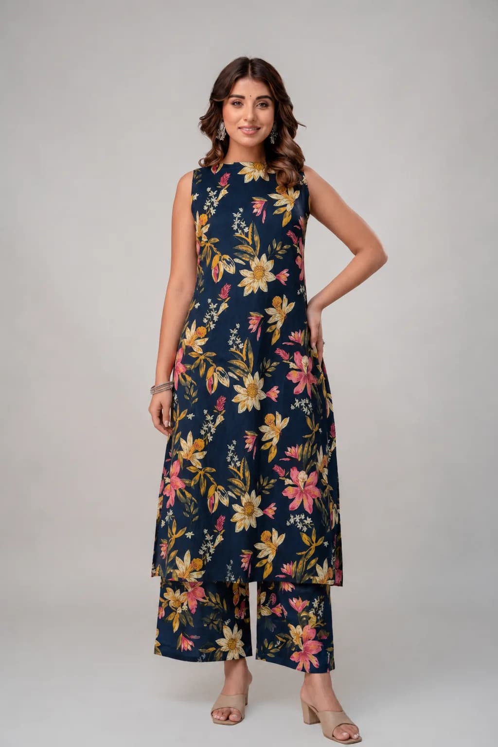 ​Label Minara Midnight Botanical Co-ord Set